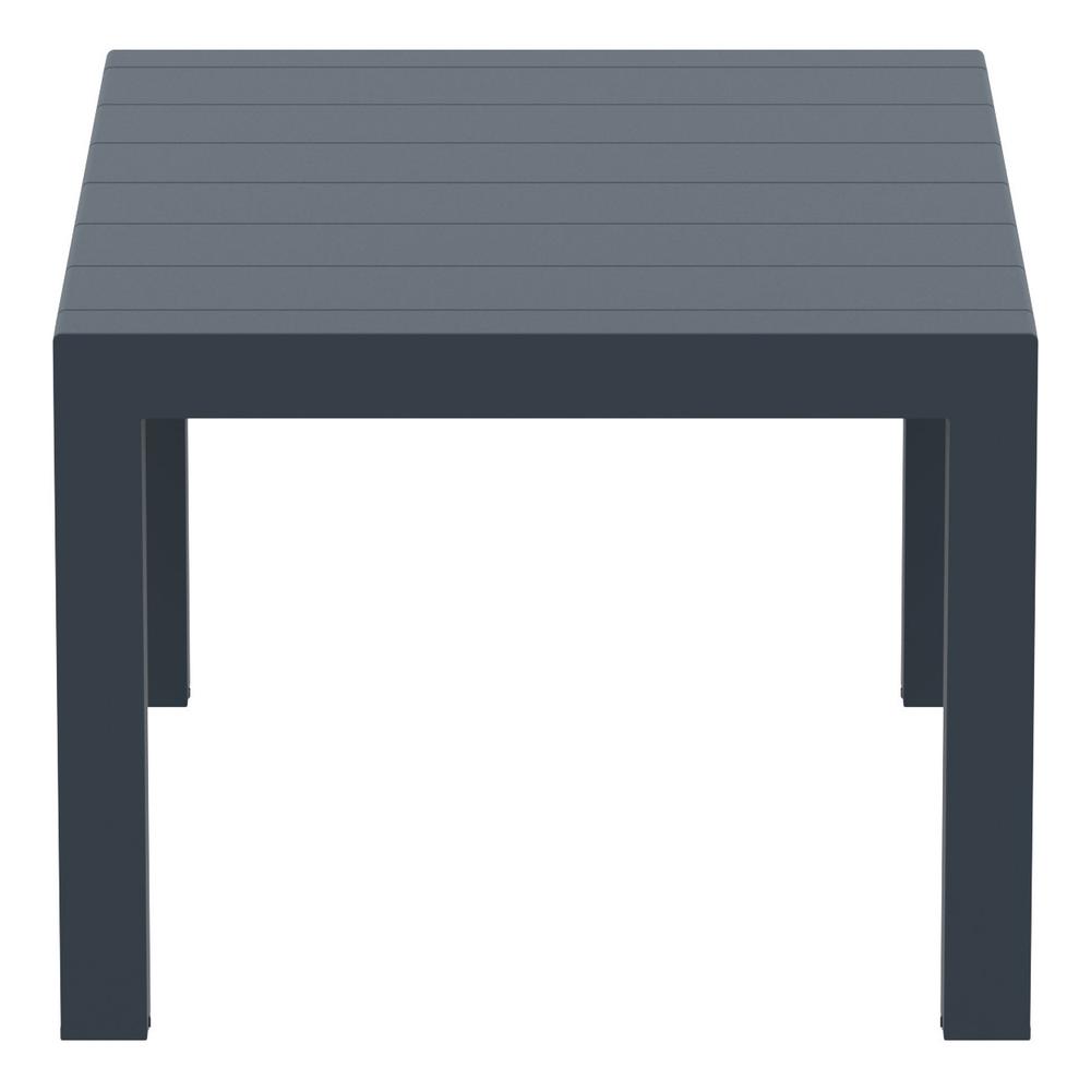 Vegas Dining Table 39 inch to 55 inch Extendable Table Wicker Dark Gray