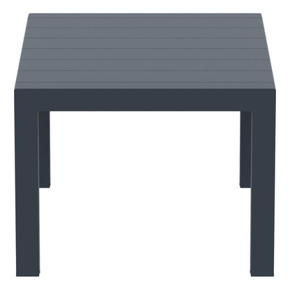 Vegas Dining Table 39 inch to 55 inch Extendable Table Wicker Dark Gray