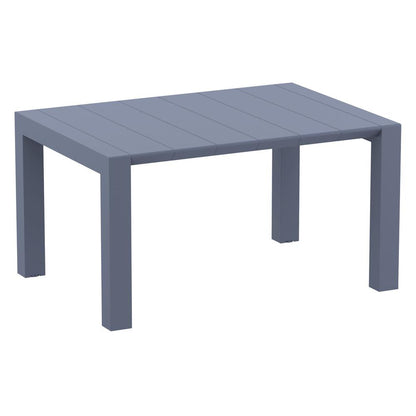 Vegas Dining Table 39 inch to 55 inch Extendable Table Wicker Dark Gray