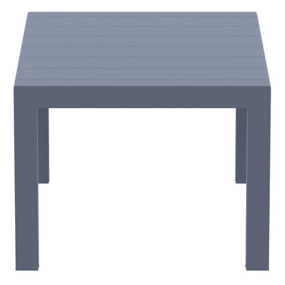 Vegas Dining Table 39 inch to 55 inch Extendable Table Wicker Dark Gray