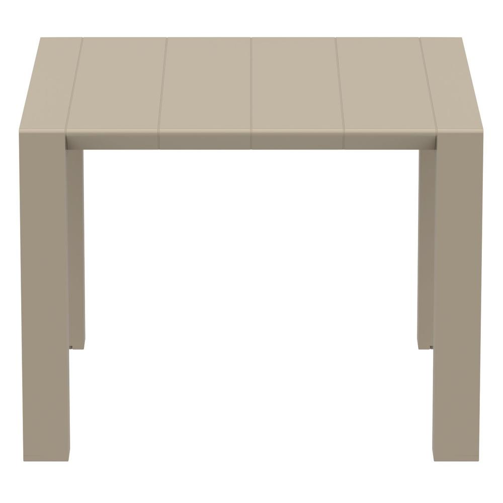 Vegas Dining Table 39 inch to 55 inch Extendable Table Taupe