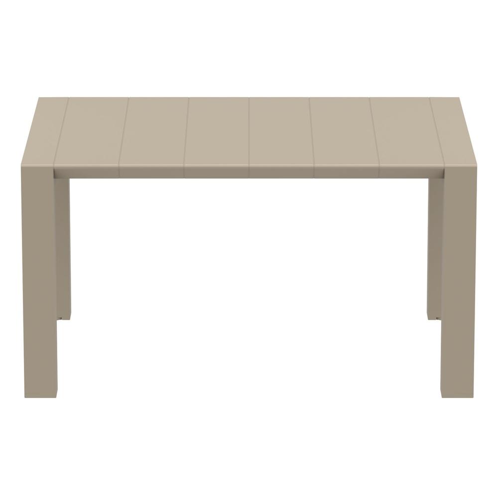 Vegas Dining Table 39 inch to 55 inch Extendable Table Taupe