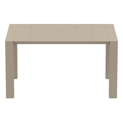 Vegas Dining Table 39 inch to 55 inch Extendable Table Taupe