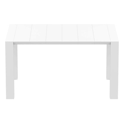 Vegas Dining Table 39 inch to 55 inch Extendable Table White