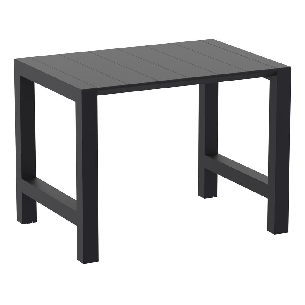 Vegas Bar Table 39 inch to 55 inch Extendable Table Black