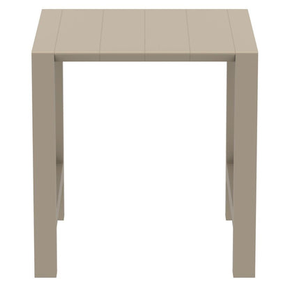 Vegas Bar Table 39 inch to 55 inch Extendable Table Taupe