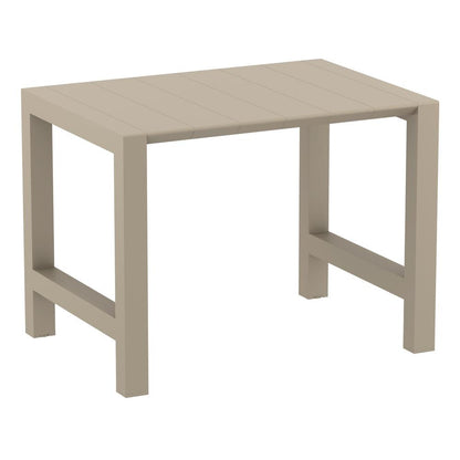 Vegas Bar Table 39 inch to 55 inch Extendable Table Taupe