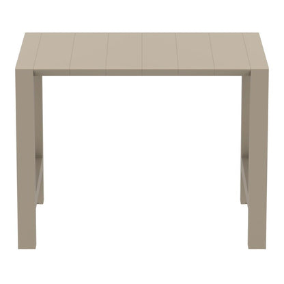 Vegas Bar Table 39 inch to 55 inch Extendable Table Taupe