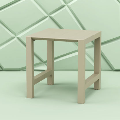 Vegas Bar Table 39 inch to 55 inch Extendable Table Taupe