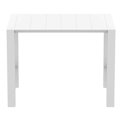 Vegas Bar Table 39 inch to 55 inch Extendable Table White