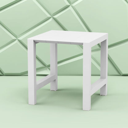Vegas Bar Table 39 inch to 55 inch Extendable Table White