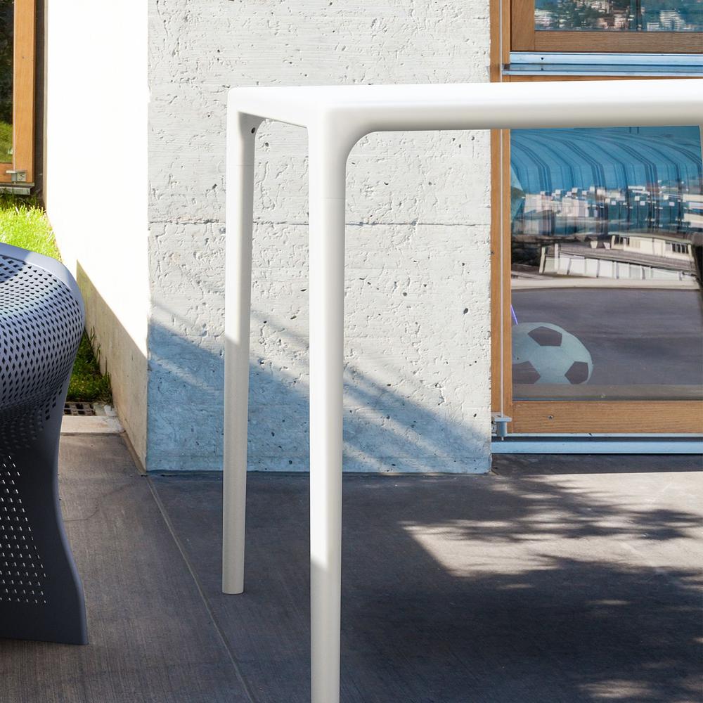 Square Dining Table, White, Belen Kox