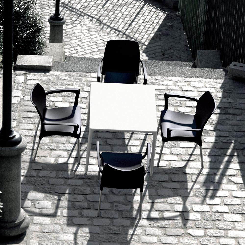 Square Dining Table, White, Belen Kox