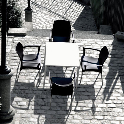 Square Dining Table, White, Belen Kox