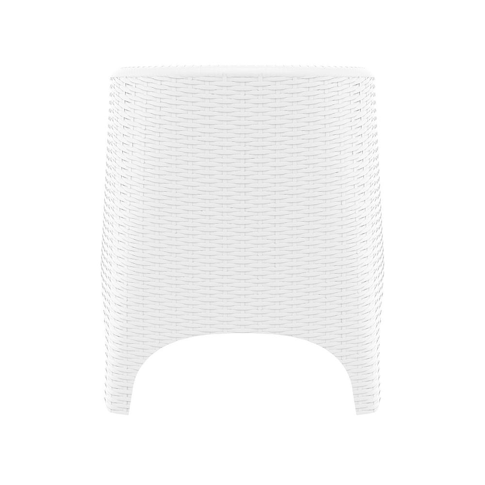 Aruba Resin Wickerlook Chair White, Set of 2