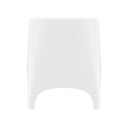 Aruba Resin Wickerlook Chair White, Set of 2