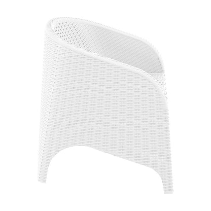 Aruba Resin Wickerlook Chair White, Set of 2