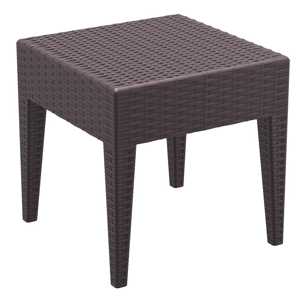 Patio Seating Set, 3 piece, Brown, Belen Kox