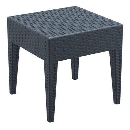Panama Patio Seating Set 3 piece Dark Gray