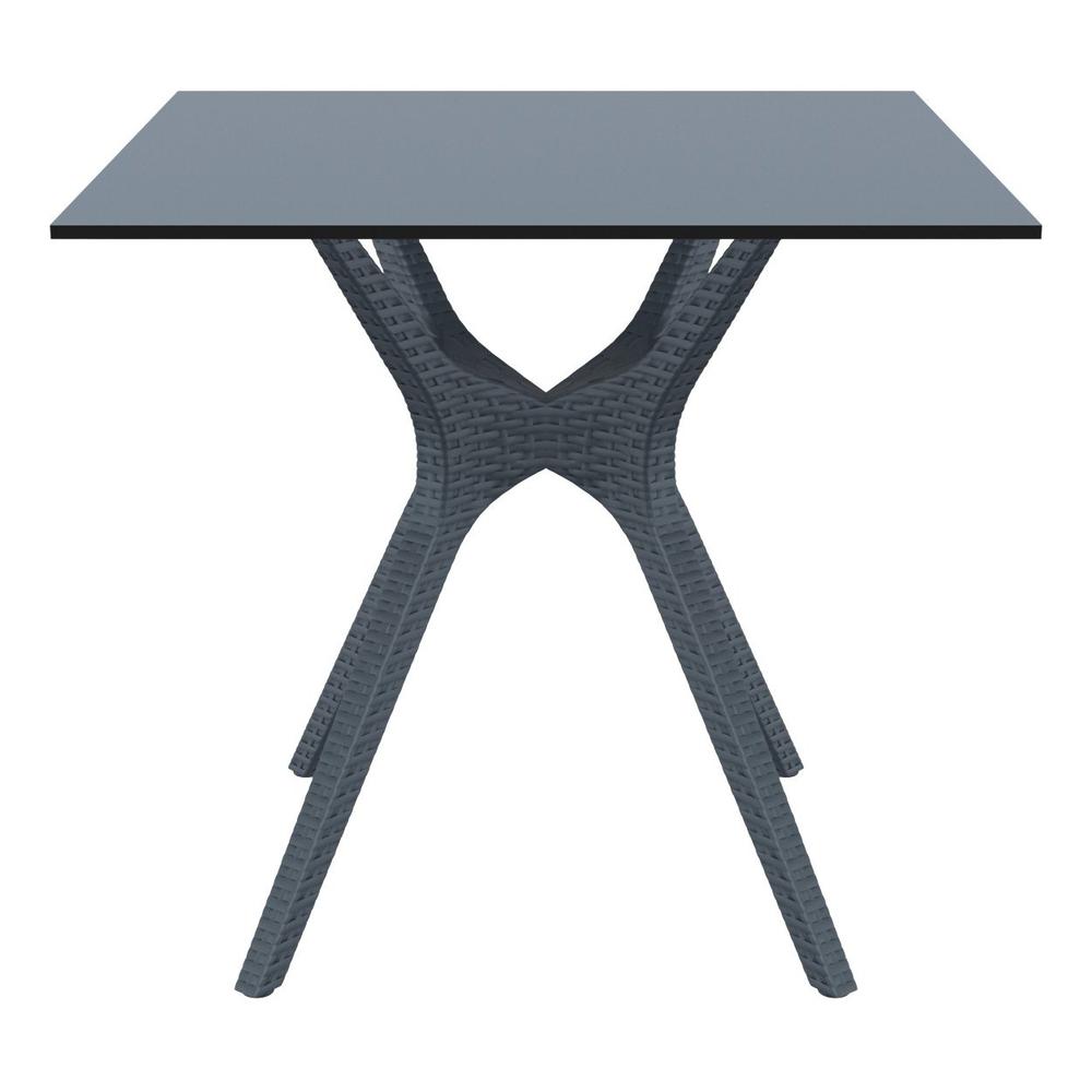 Ibiza Square Table 31 inch Dark Gray