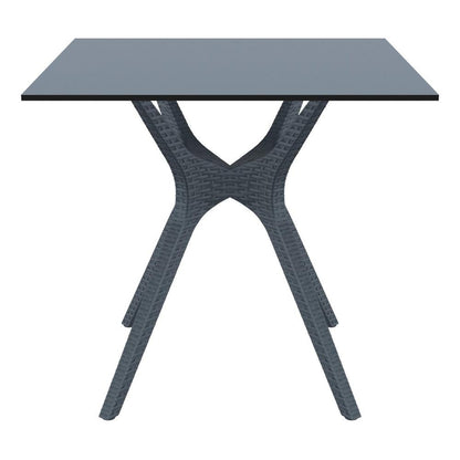 Ibiza Square Table 31 inch Dark Gray