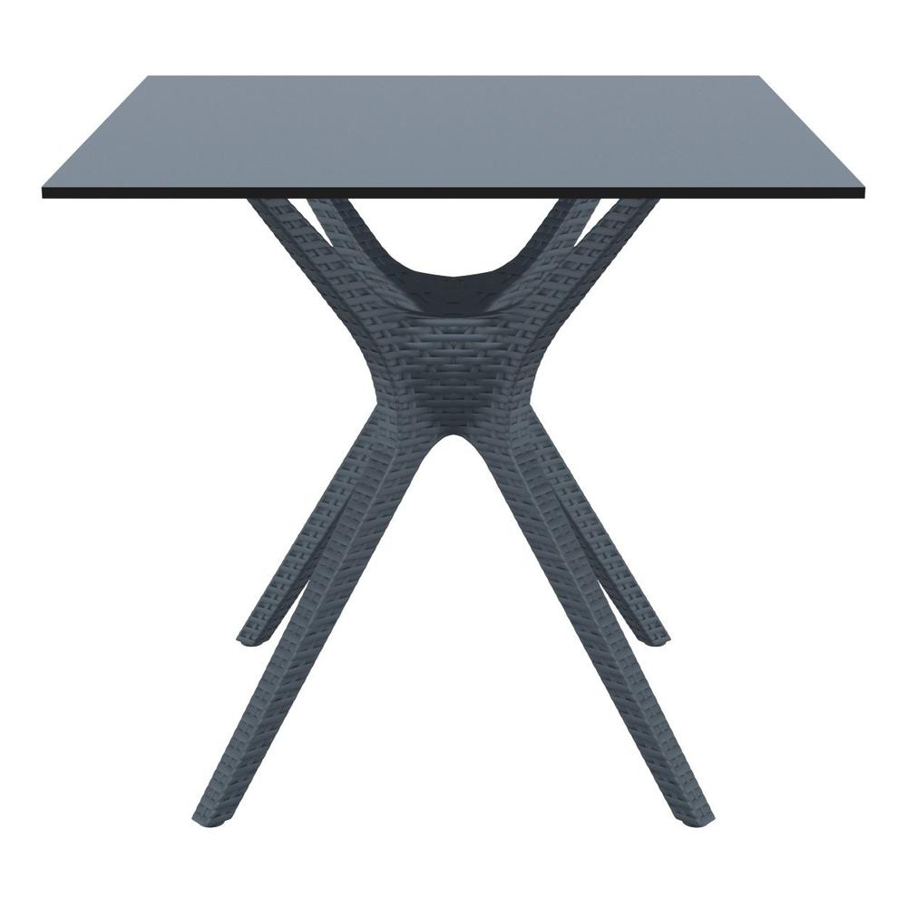 Ibiza Square Table 31 inch Dark Gray