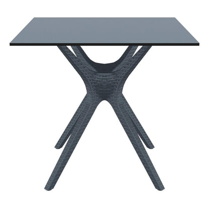 Ibiza Square Table 31 inch Dark Gray