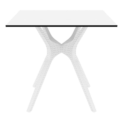 Ibiza Square Table 31 inch White