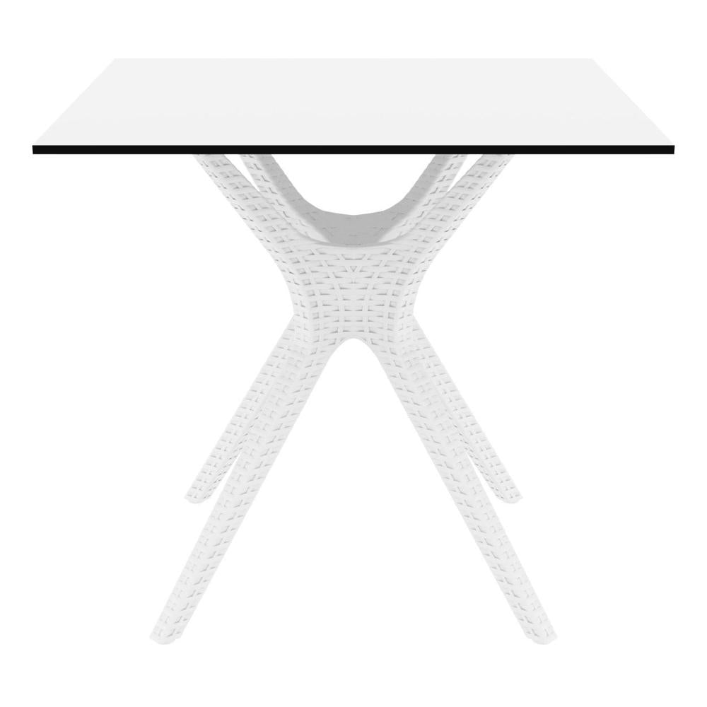 Ibiza Square Table 31 inch White