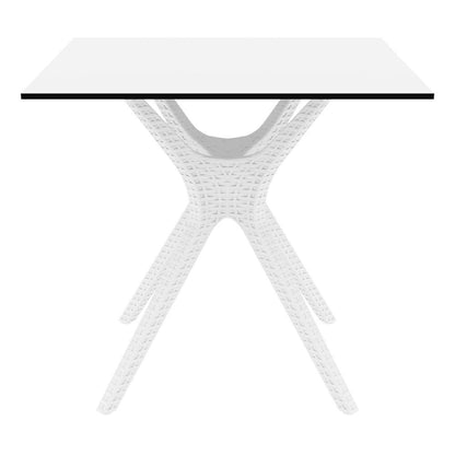 Ibiza Square Table 31 inch White