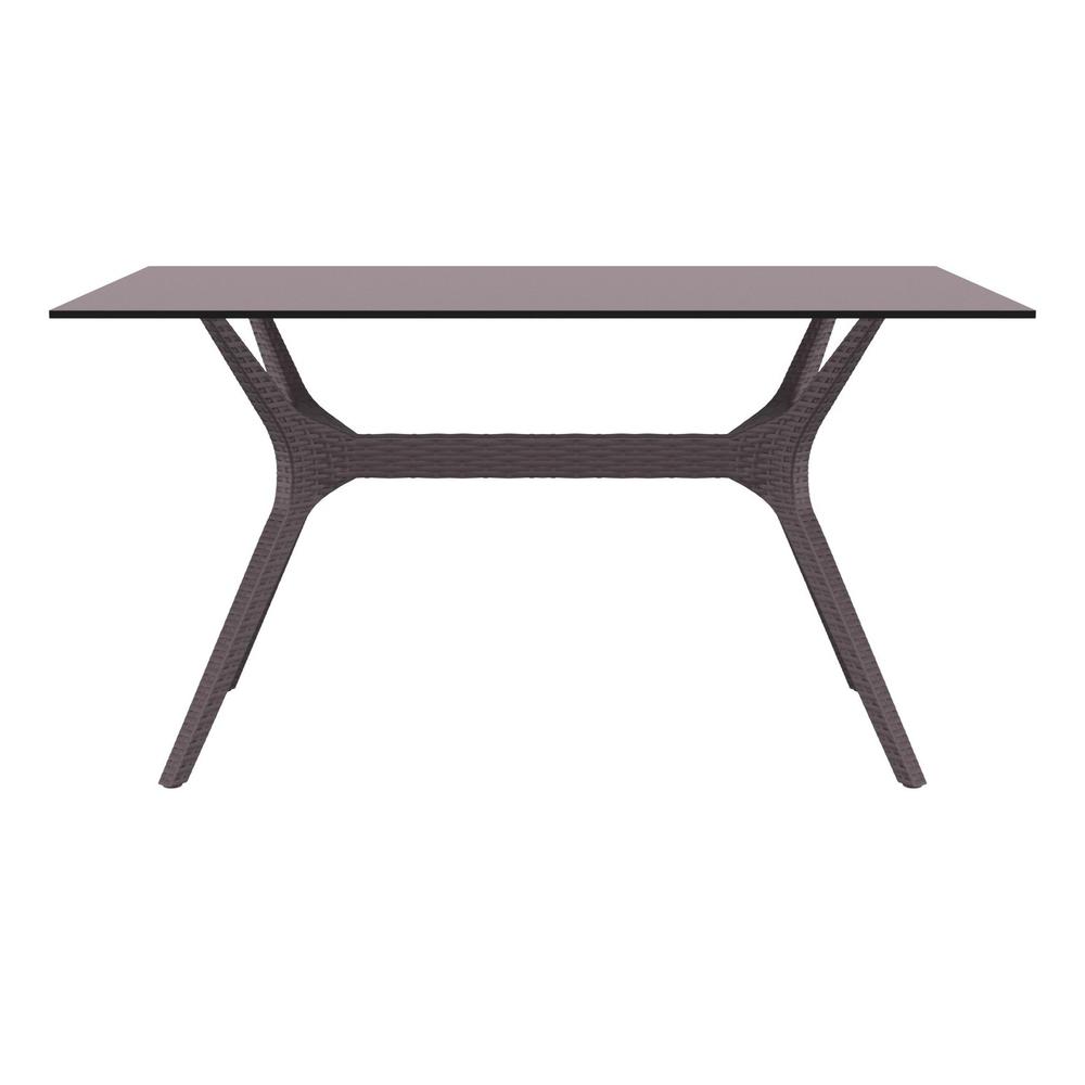 Ibiza Rectangle Table 55 inch Brown