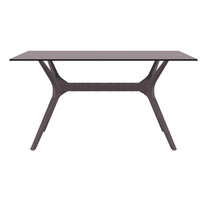 Ibiza Rectangle Table 55 inch Brown