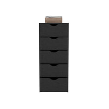 Basilea Tall Dresser Black MDF