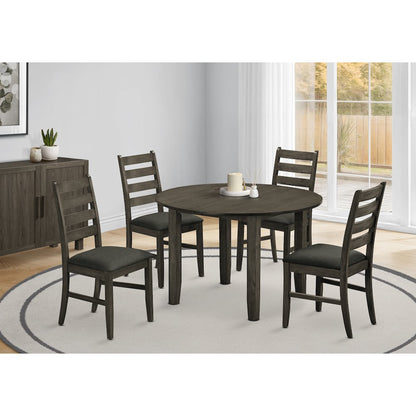 Dining Table, 48"" Round, Veneer Top, Grey Veneer