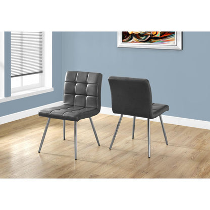Dining Chair, Set Of 2, Side, Upholstered, Kitchen, Dining Room