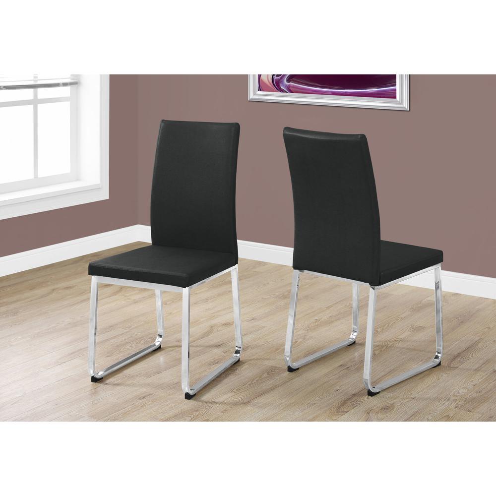 Dining Chair, Set Of 2, Side, Upholstered, Kitchen, Dining Room