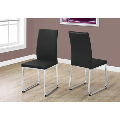 Dining Chair, Set Of 2, Side, Upholstered, Kitchen, Dining Room
