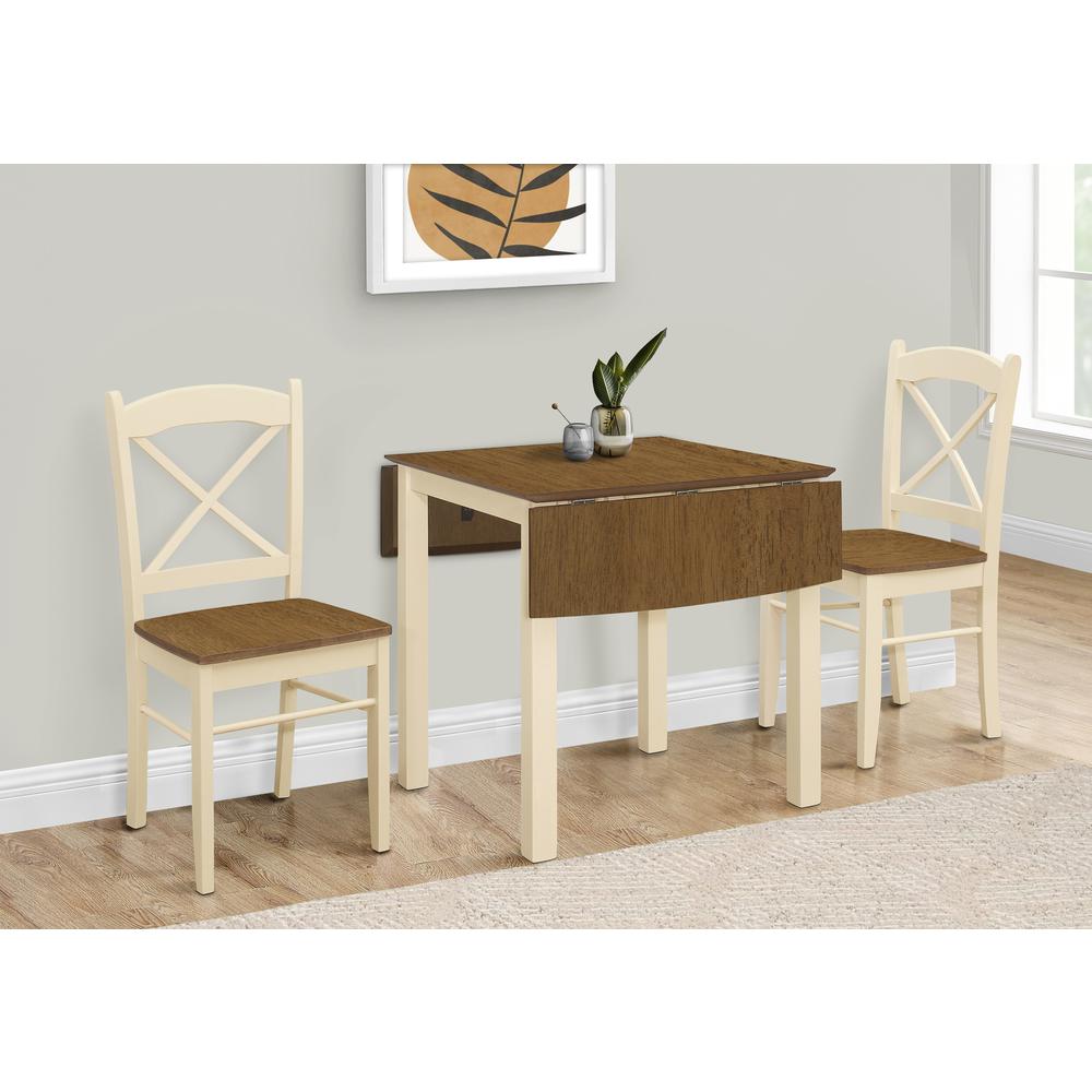 Dining Table, 48 Rectangular, Small, Kitchen, Dining Room, Drop Leaf