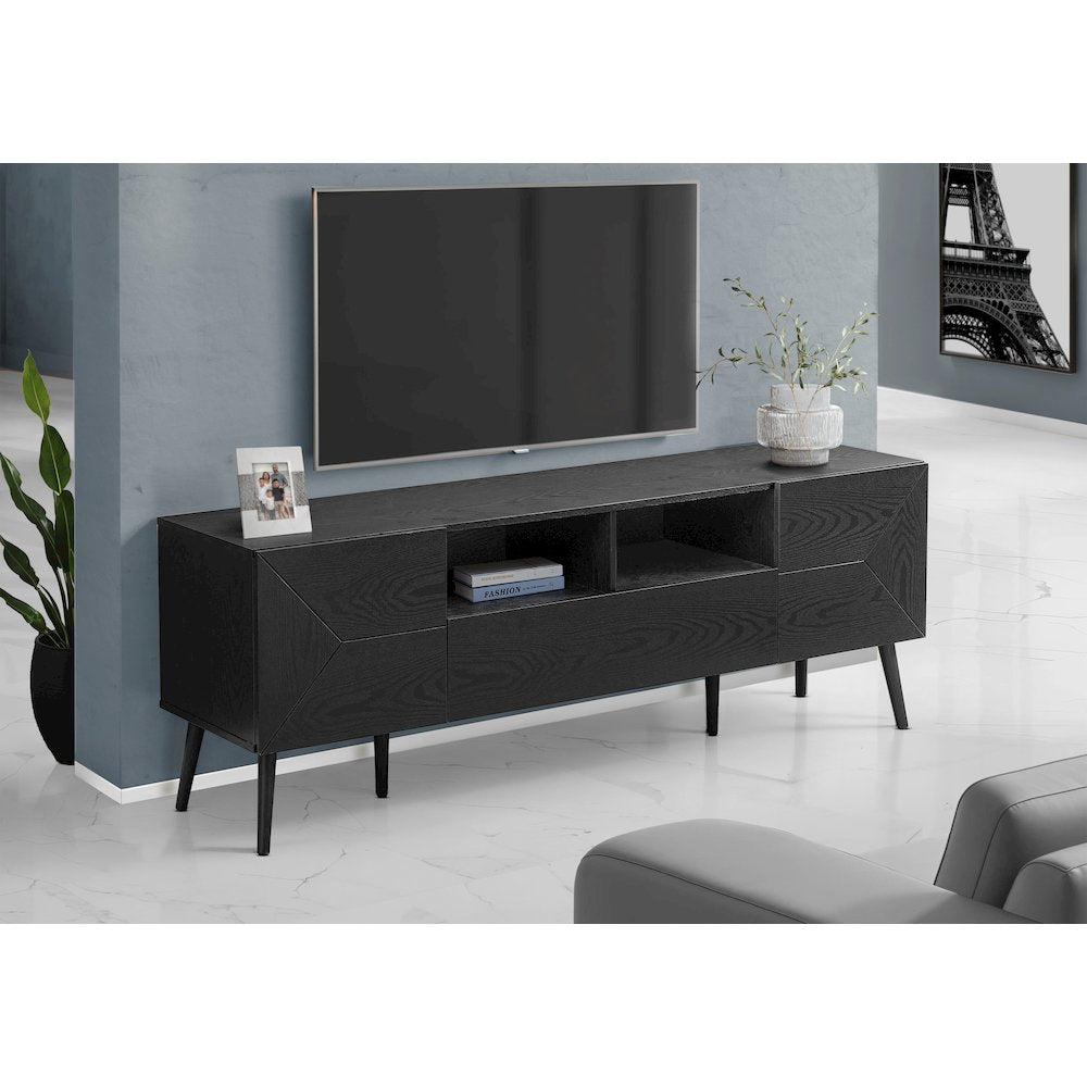Tv Stand, 72 Inch, Console, Media Entertainment Cente
