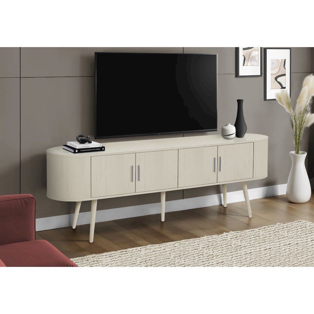 Contemporary Tv Stand in White color