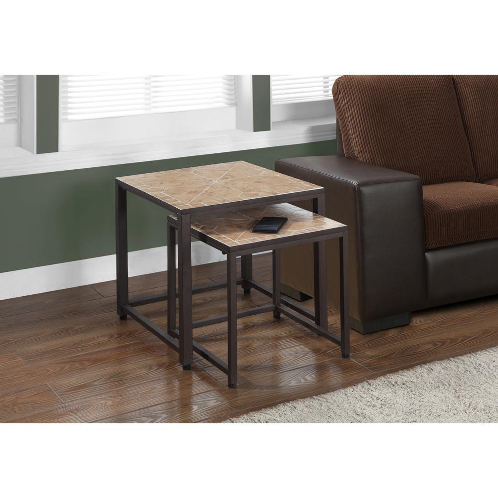 Nesting Table, Set Of 2, Side, End,