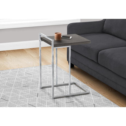 Accent Table, C-shaped, End, Side, Snack, Living Room, Bedroom