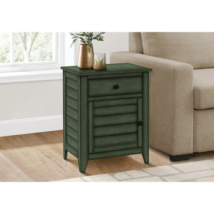 Transitional Accent Table in Green color