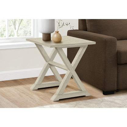 Transitional Accent Table in White color