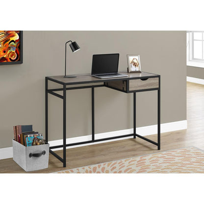 Computer Desk, Home Office, Laptop, Storage Drawer, 42L, Work