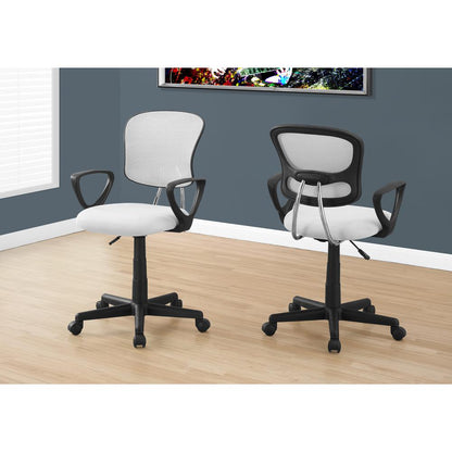 Office Chair, Adjustable Height, Swivel, Ergonomic, Armrests, Computer Desk