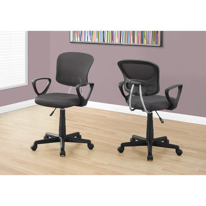Office Chair, Adjustable Height, Swivel, Ergonomic, Armrests, Computer Desk