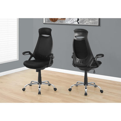 Office Chair, Adjustable Height, Swivel, Ergonomic, Armrests, Computer Desk