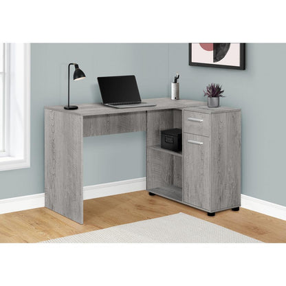 Computer Desk, Home Office, Corner, Storage Drawers, 46L, L Shape, Work