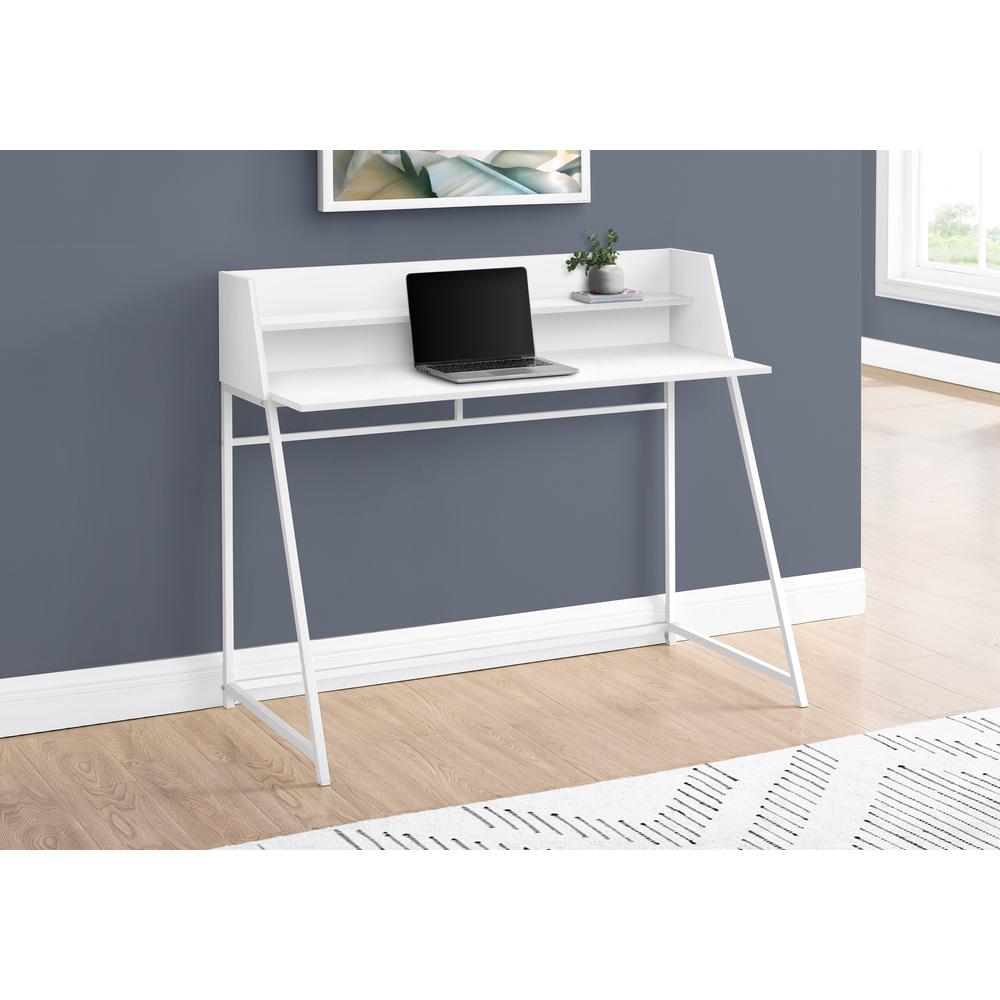 Computer Desk, Home Office, Laptop, Storage Shelves, 48L